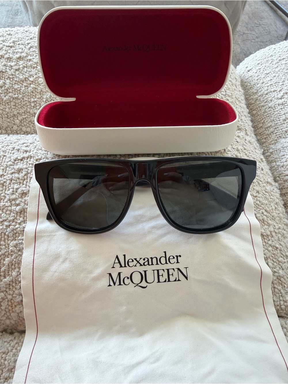 *New* Alexander McQueen Black Sunglasses